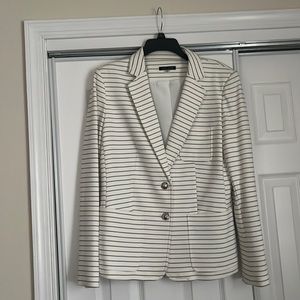 Tommy Hilfigher blazer size 12. Color: blue and cream